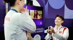 Love is in the air as China wins Olympic badminton gold